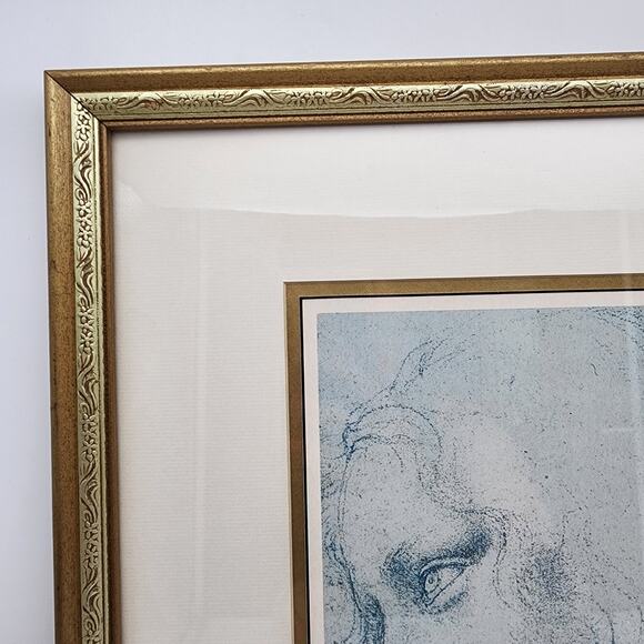 Leonardo Da Vinci Study for the Last Supper James Framed Giclee Art Print 19x16 - Picture 2 of 12